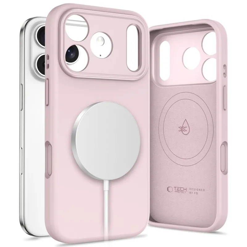 Tech-Protect Mobilskal till iPhone 17 Pro Magsafe Uniq – Rosa