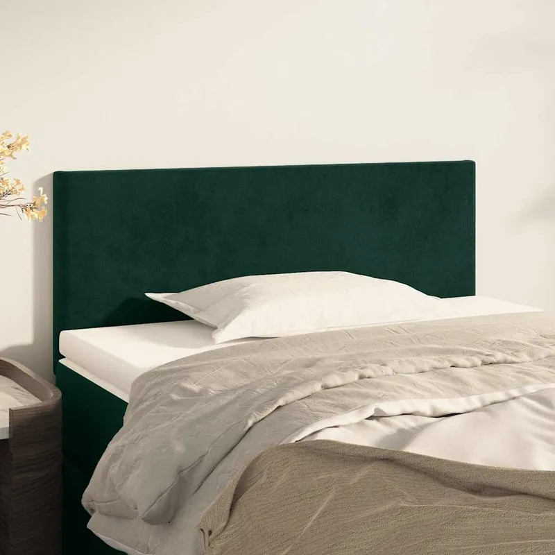 vidaXL Sänggavel mörkgrön 90x5x78/88 cm sammet (#6056)