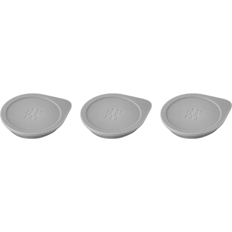 ZWILLING Fresh & Save CUBE Cube Set med platshållare för etiketter, 3-st, Grå