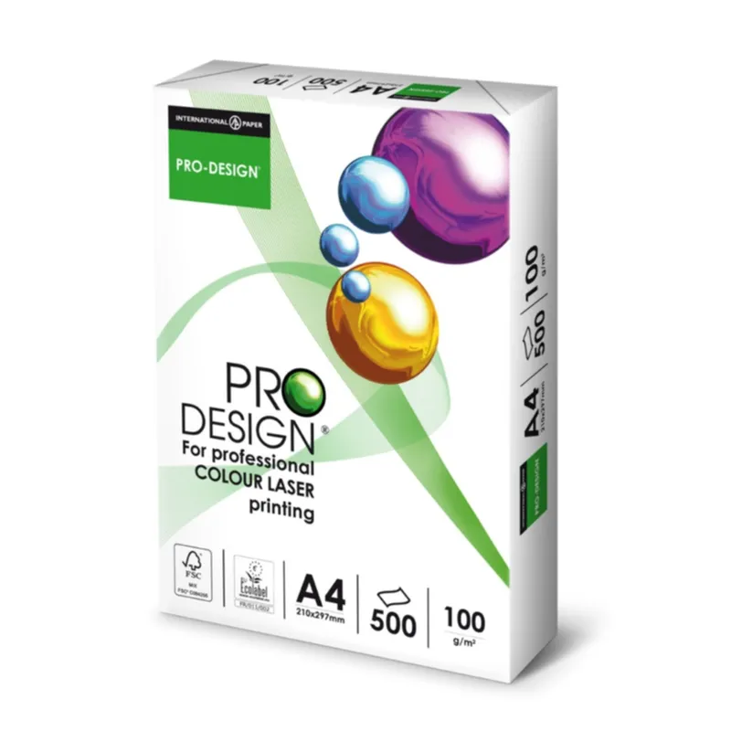 Pro Design, 100g, A4, ohålat, 500 ark