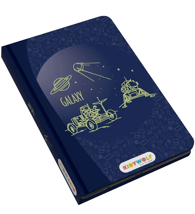 Kidywolf LCD-ritbräda m. 30 designer - Galaxy