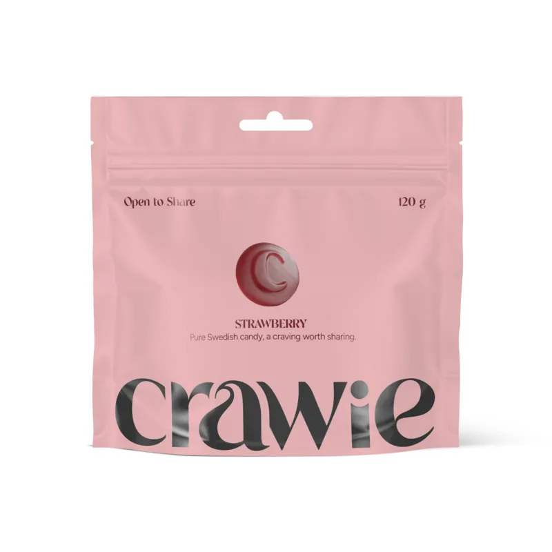 Crawie Gelégodis Jordgubb 120g