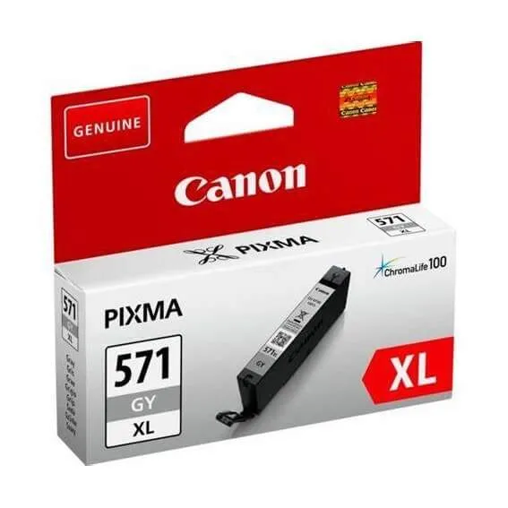 Canon Ink 0335C001 Cli-571xl Grey