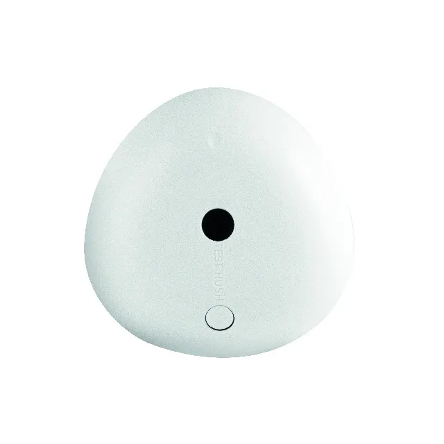 Housegard Pebble Mini brandvarnare med 5-årsbatteri | Enkel montering med 3M-tejp | Nätt och lättplacerad varnare, en diameter på bara 48 mm |Unik des