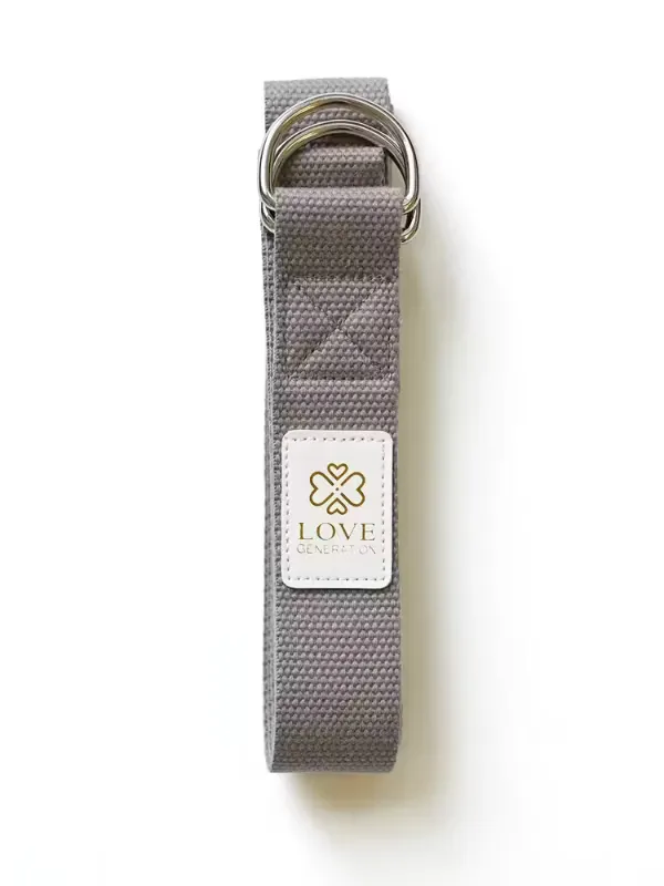Yogabälte Cotton Taupe - Love Generation