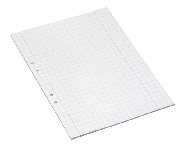 Lösblad A4 rutat 10x10mm hålat 500/fp (#1899)