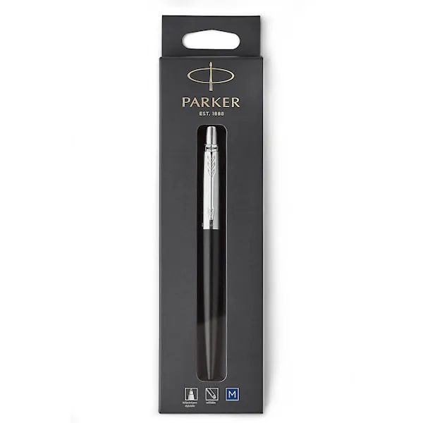 Parker Kulpenna Jotter Svart CT Medium Blå Blister