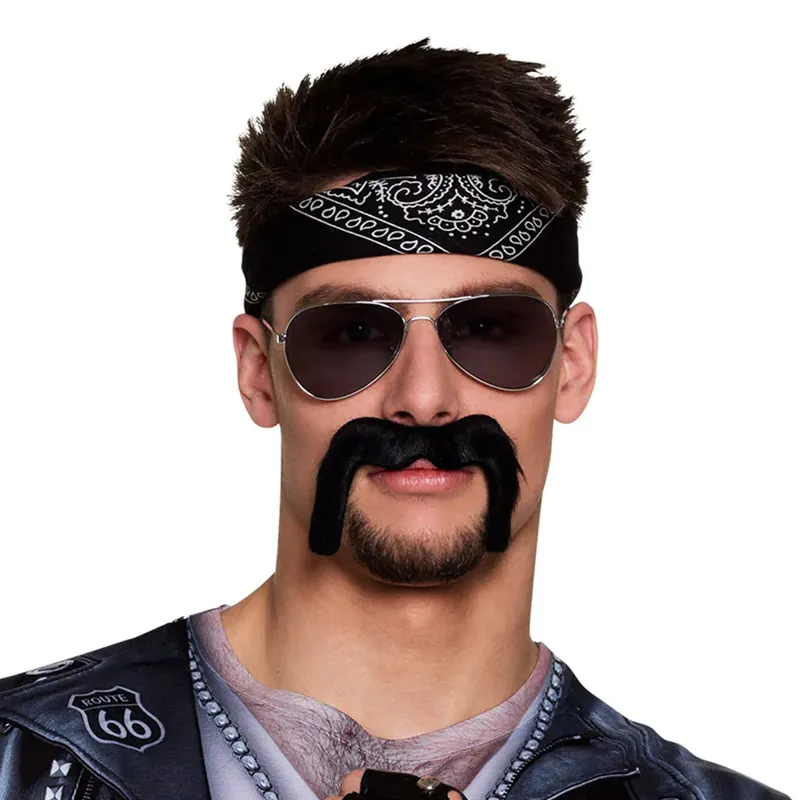 Mustasch Biker