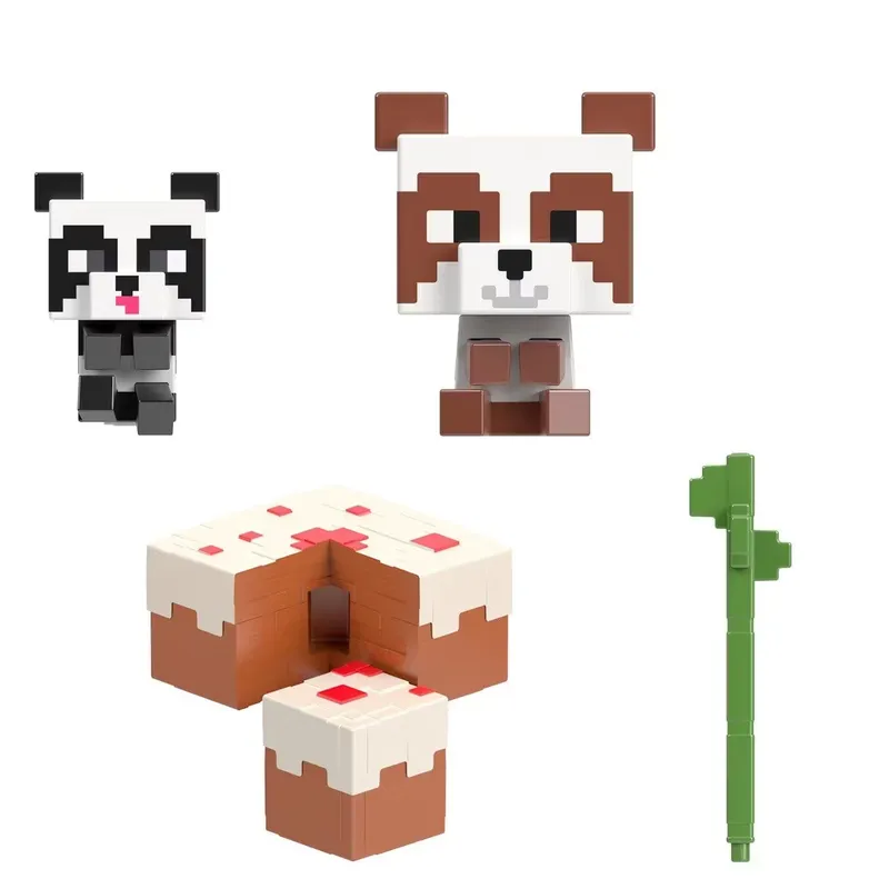 Minecraft MOB Head Mini Panda Playset