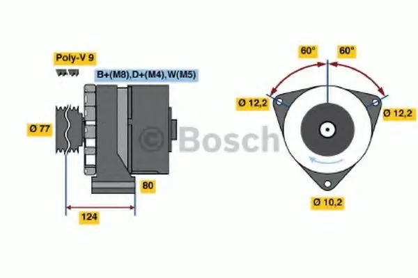 Generator BOSCH 0 986 039 790