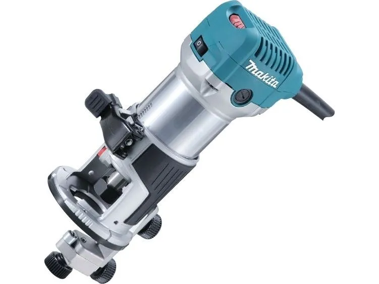 Makita RT0702CX2J multifunktionell överhandsfräs 710 W 6/8 mm spännhylsa