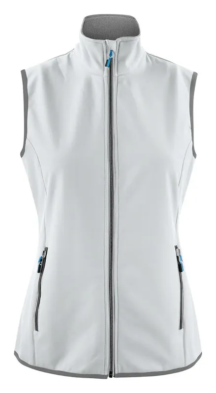 Printer Trial Vest Lady Softshellväst Vit Vit