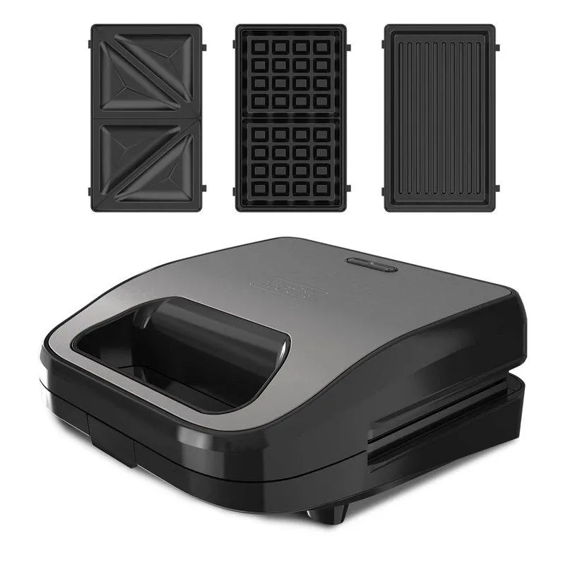 Black & Decker Smörgåsgrillar Sandwich Maker Grill Sandwich Waffle