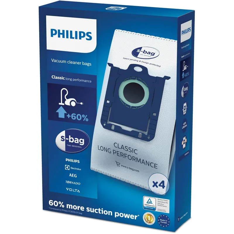 PHILIPS S-bag Dammsugare påsar Philips Orginal ”Nya S-bag”