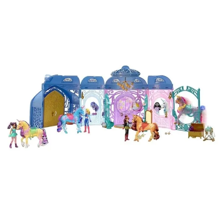 Unicorn Academy Stable Playset (Stall och Fontän)