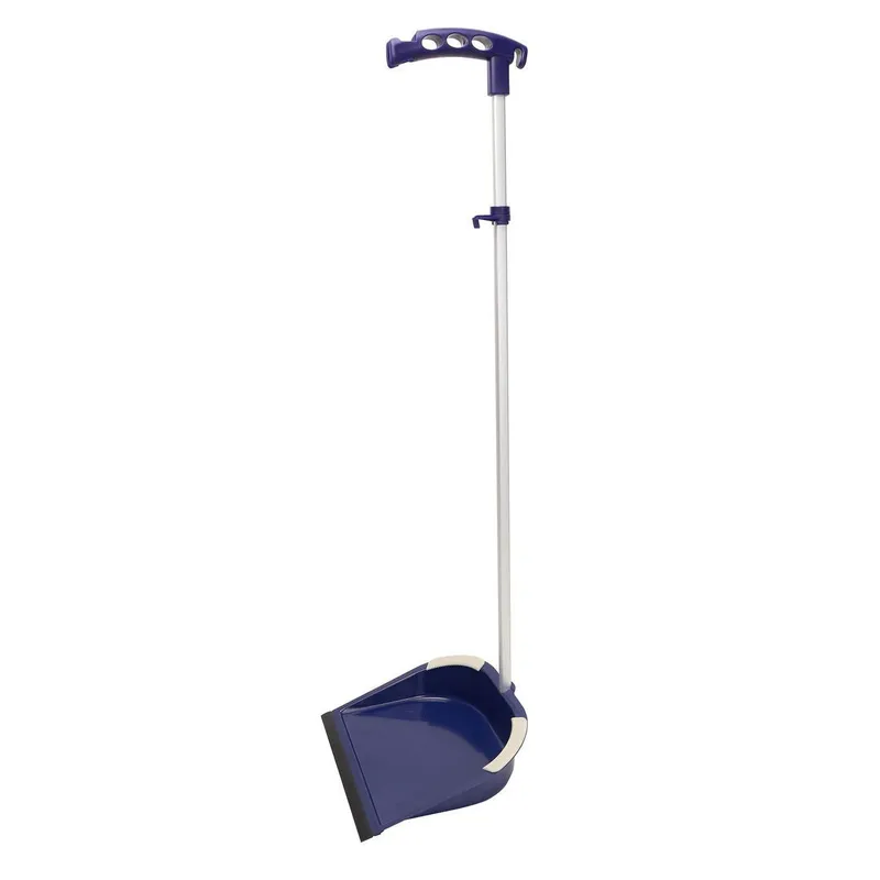 Sopskyffel med skaft MAX Klick - 80cm blå utan sopborste