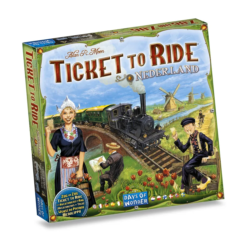 Ticket To Ride: Nederland (Expansion) (SE/FI/NO/DK/EN)