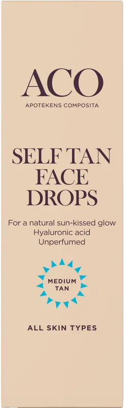 ACO Self Tan Face Drops 30 ml