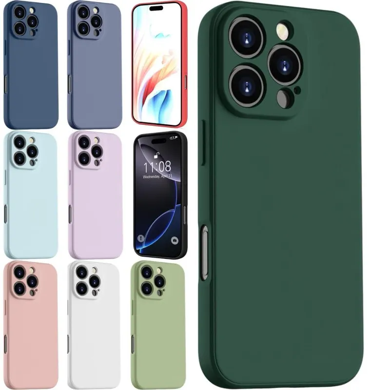Iphone 16 Pro skal mobilskal silikon / TPU (#2637)