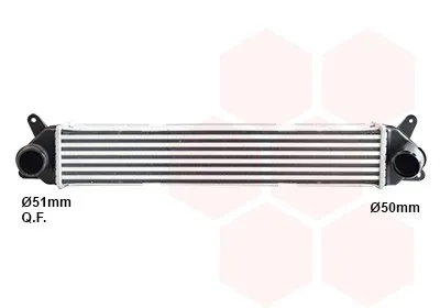 Intercooler VAN WEZEL 82014715