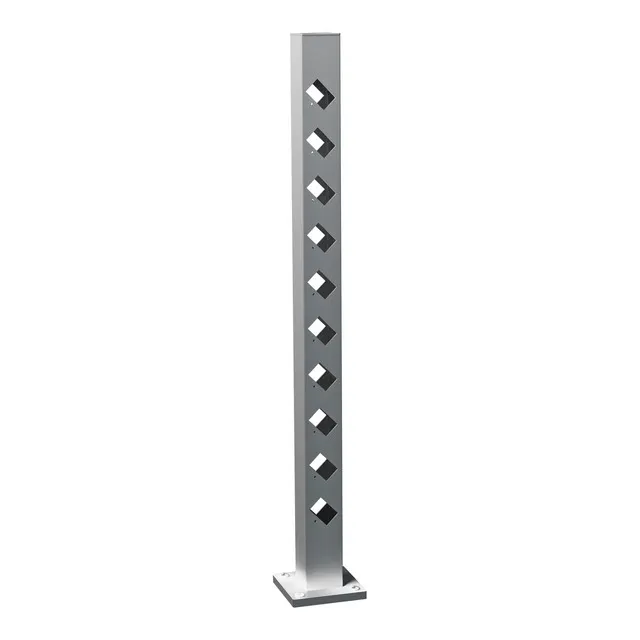 MELLANSTOLPE FLÅREN 995 NAT STAKETSTOLPE ALUMINIUM | Beijerbygg Byggmaterial