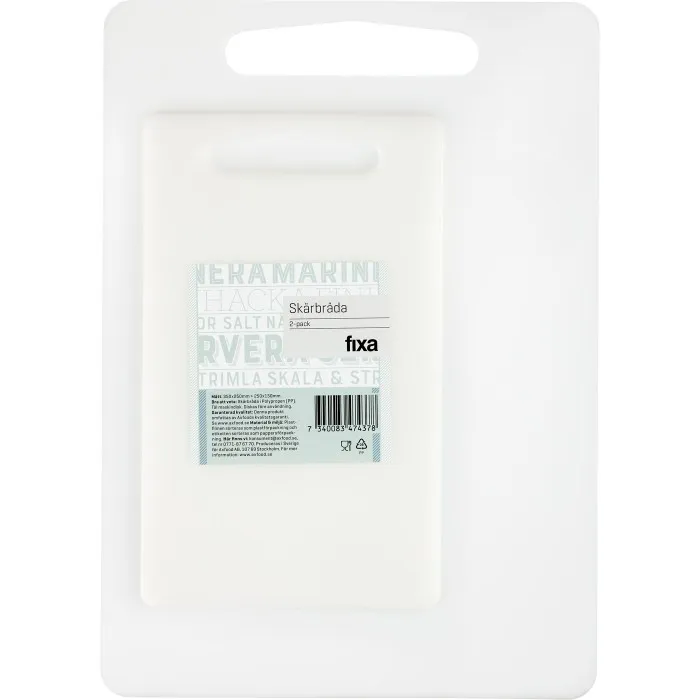 Fixa Skärbräda Plast 2-pack