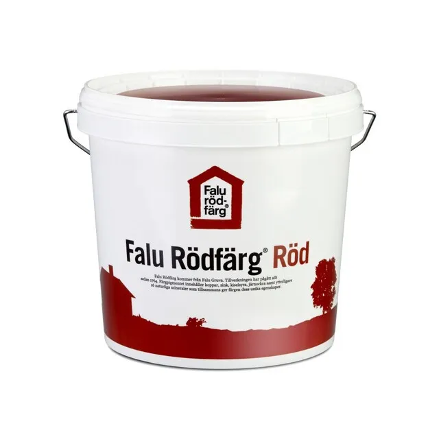 Falu Rödfärg Original Fasadfärg helmatt Ljusröd