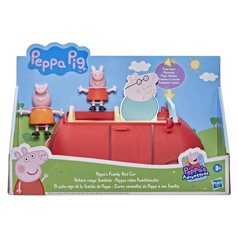 Pep Peppas Familj Röd Bil