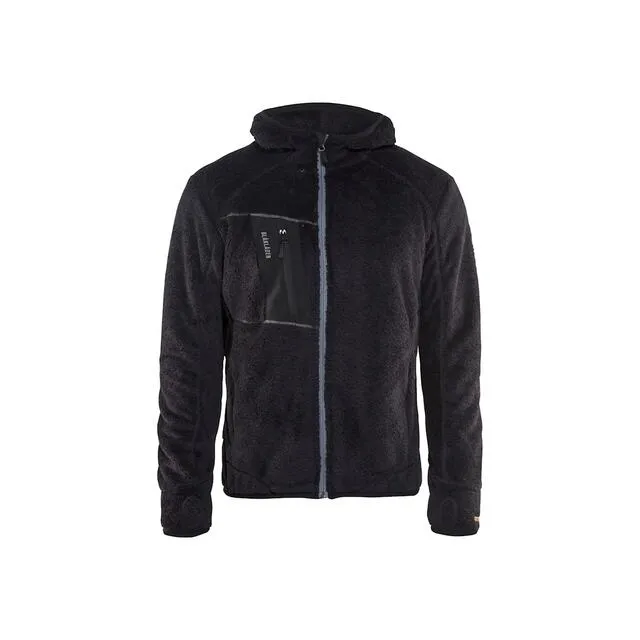 FIBERFLEECEJACKA 4863 2502 SVART/SILVER XXL | Beijerbygg Byggmaterial