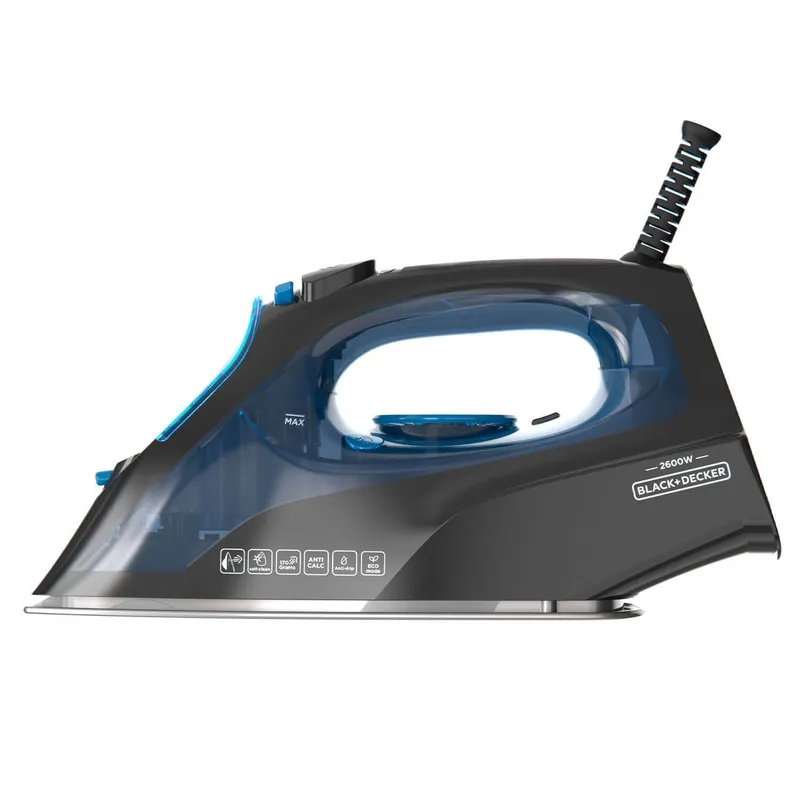 BLACK+DECKER Ångstrykjärn 2600W Blå