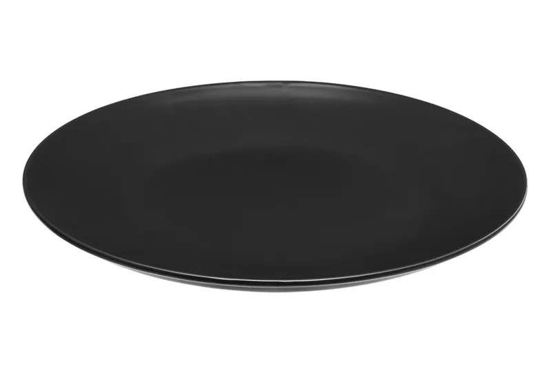 Tallrik i keramik, svart 31 cm