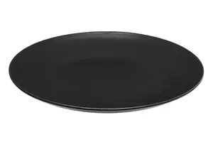 Tallrik i keramik, svart 31 cm