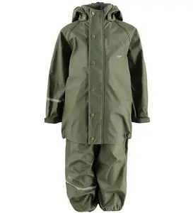 CeLaVi Regnkläder - PU - Militärgrön (#3661)