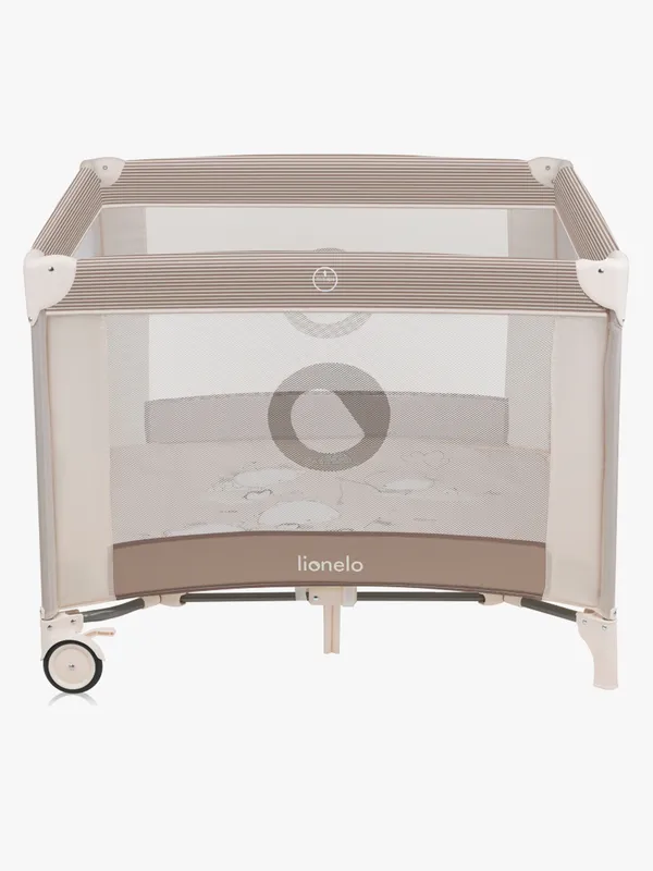 Lionelo BONNIE Lekhage för Barn & Baby, Beige Sand
