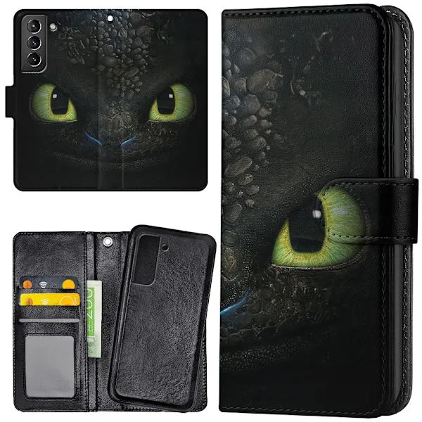 Samsung Galaxy S22 Plus – Plånboksfodral/Skal Toothless