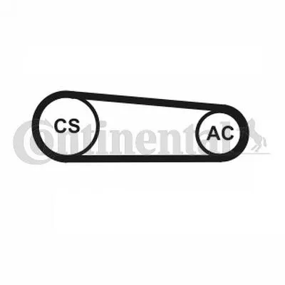 Drivremssats CONTITECH 4PK917 ELAST T1