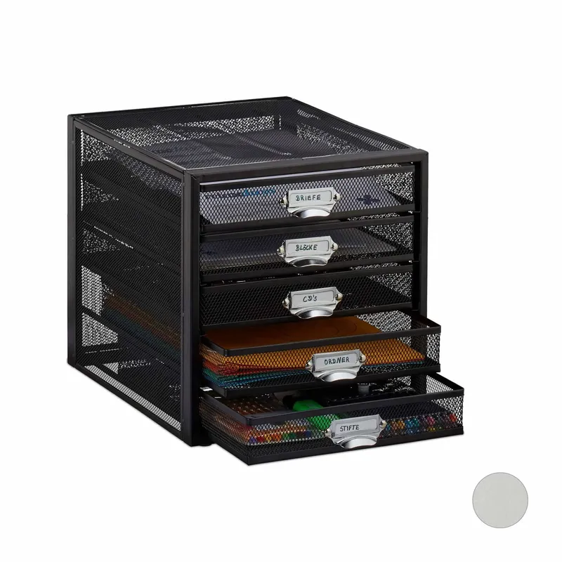 Skrivbordsförvaring A4 med 5 lådor (#9893)