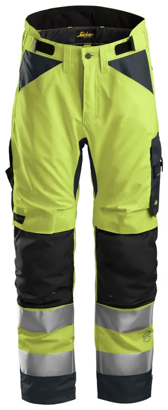 Snickers Workwear 6639 AllroundWork Vinterbyxa varsel, gul, lång storlek Varsel, Gul