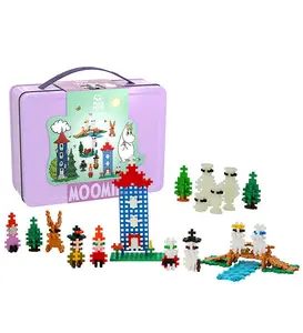 Plus Plus Mumindalen Tinbox Byggset 500 Delar, Lila