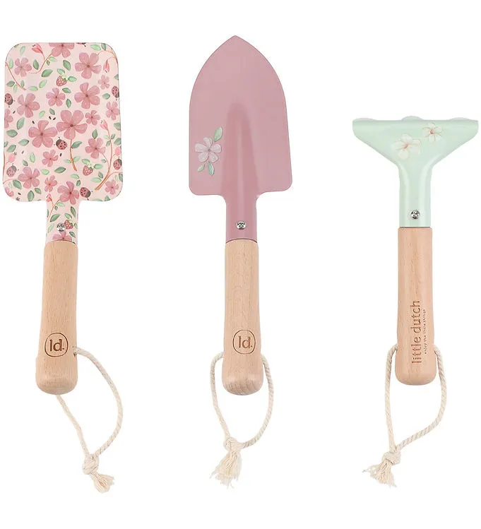 Little Dutch Trädgårdsredskap – 3-pack – Fairy Garden – Rosa