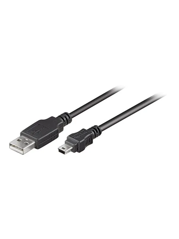 Pro USB-A USB Mini-B (5-pin) - 1m - Svart