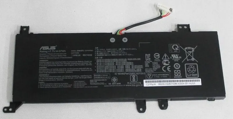ASUS Batteri C21N1818-2 4850mAh / 37Wh / 7.7V / 2 celler