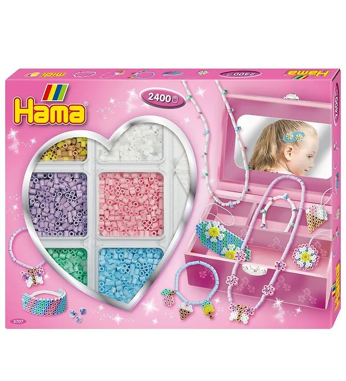 Hama Midi Activity Box 2400 pärlor - Hama - Leksaksaffären