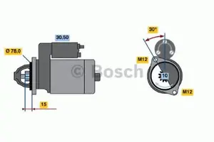 Startmotor BOSCH 0 986 014 940