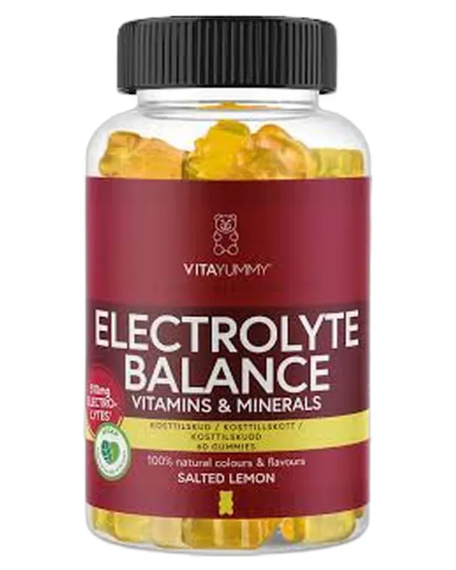 VitaYummy Electrolyte Balance Salted Lemon 60 gummies