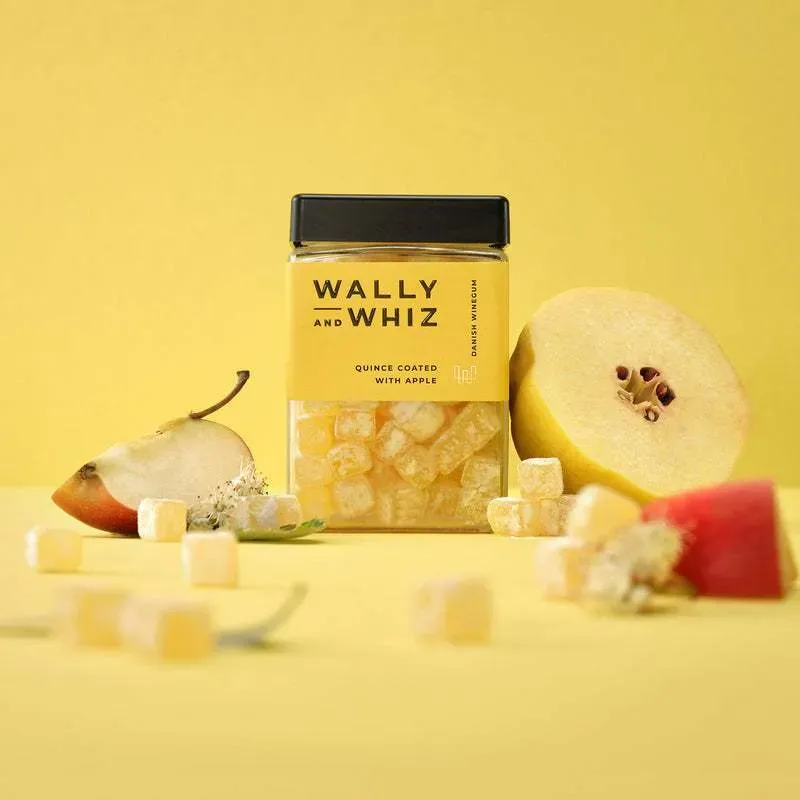 Wally and Whiz Vingummi Kvitten/Äpple 240g