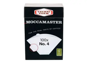 Pappersfilter för Moccamaster Nr.4 kaffebryggare