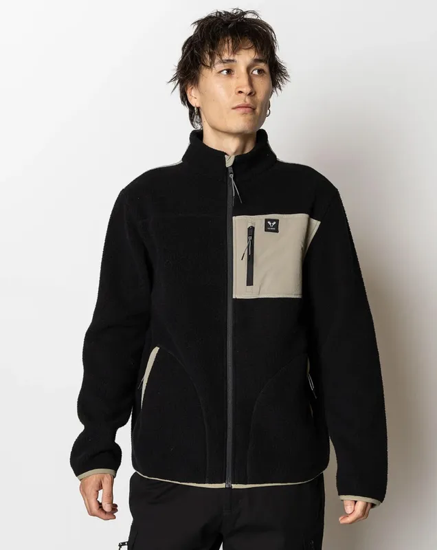 Fat Moose Hunter Fleecejacka Svart (#0125)