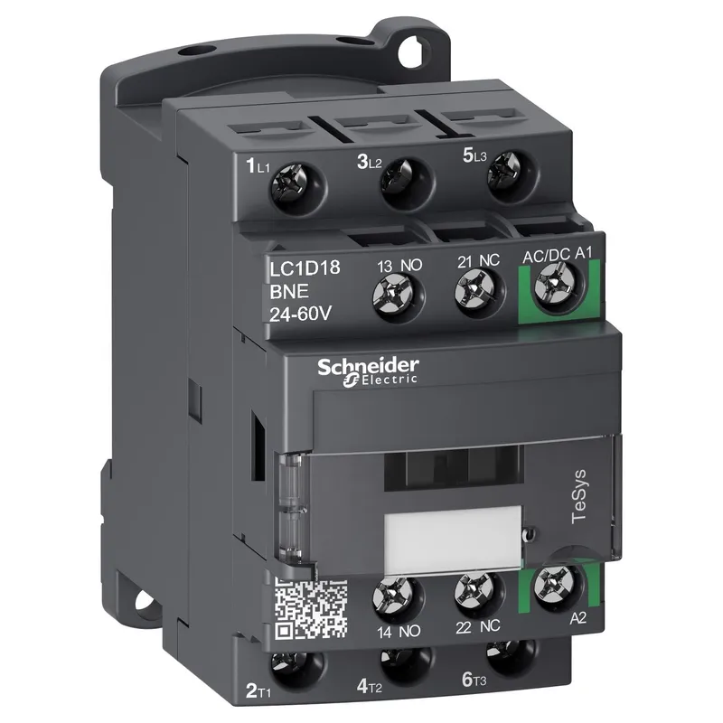 Schneider Electric LC1D18BNE Kontaktor 18A, 24-60V, AC, DC