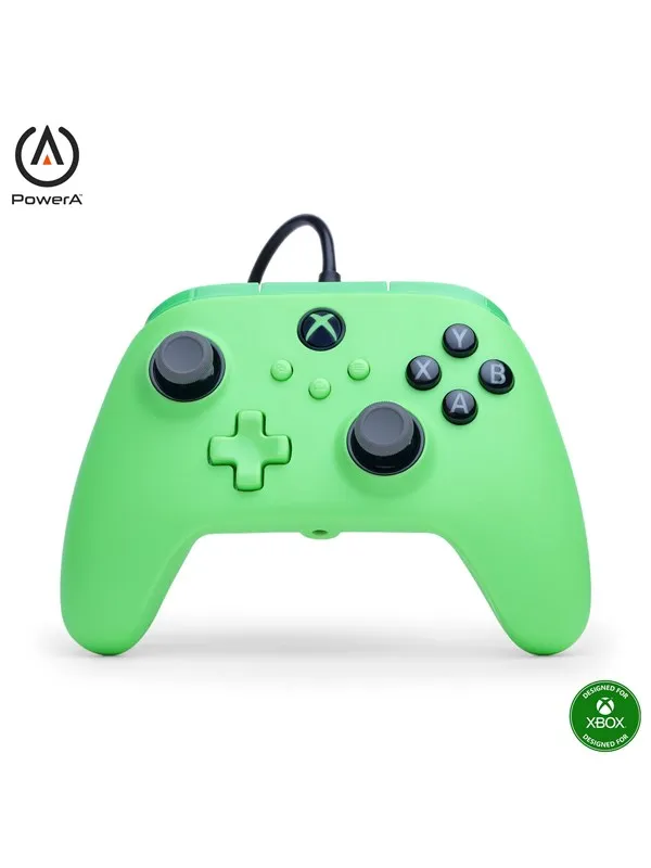 PowerA Advantage Plus trådbunden handkontroll för Xbox Series X|S – Grön äng